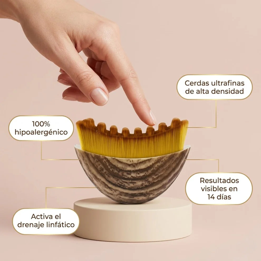 Cepillo para masajes de Drenaje Linfático