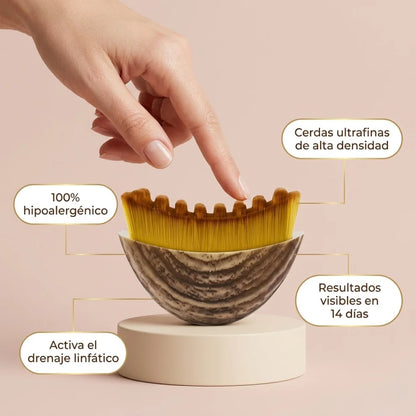 Cepillo para masajes de Drenaje Linfático
