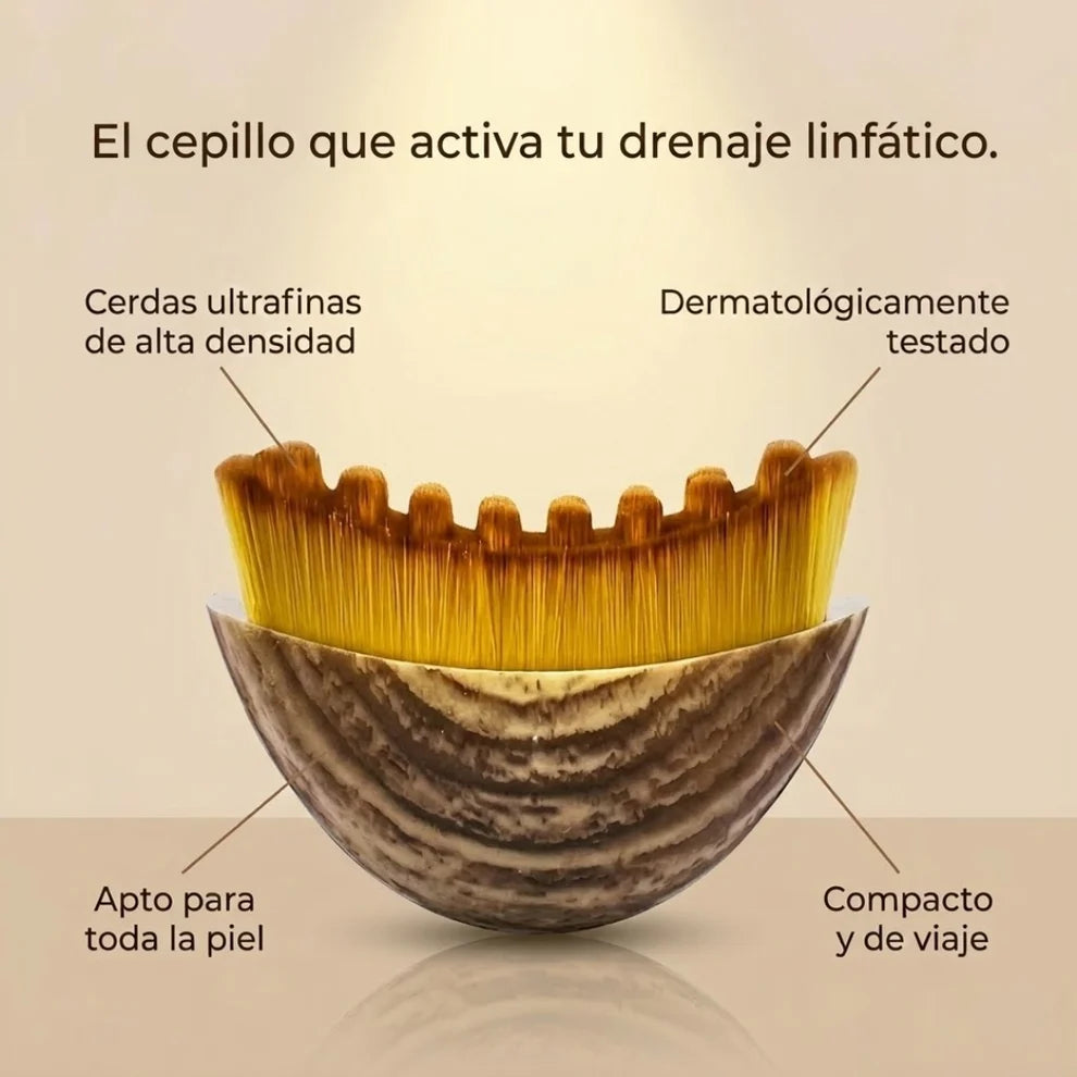 Cepillo para masajes de Drenaje Linfático