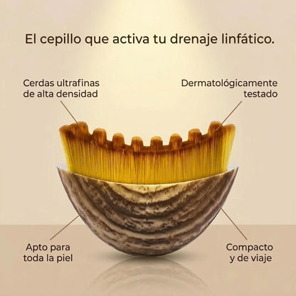 Cepillo para masajes de Drenaje Linfático